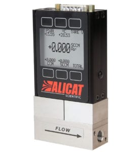 Alicat MQ-Series mass flow meter for high pressure applications