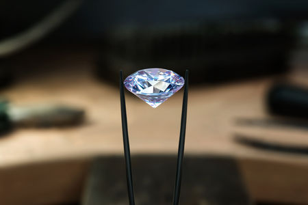 Synthetic diamond made using CVD process